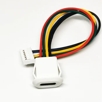 1-10pcs USB Typu C Konektor Typu C kartou pracky Žena 5A Vysoko Aktuálne Rýchle Nabíjanie Konektor Port USB-C Zástrčku Nabíjačky