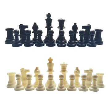 32 Ks Plastov Medzinárodné Šachové Figúrky Šach Hra Figúrka Pešiaka Kusov Turnaj Chessmen Šachovnicu Príslušenstvo