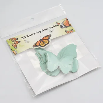 48pcs/set 3D Butterfly Vymeniteľné Nástenné Samolepky pre DIY Svadobné Baby Sprcha Narodeninovej Party Tortu Mulčovače, Balóny Miestnosti Dekorácie