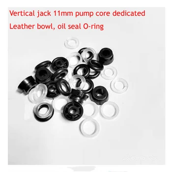 5 Stanovuje Vertikálnych Jack 11 mm 12 mm Čerpadlo Core Vyhradená Kožené Misy, Olejové tesnenie O-krúžok