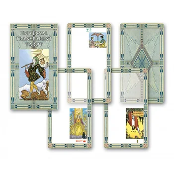 78pcs 6,6 cm x 12 cm anglická verzia Univerzálny Transparentný Tarot, hrá karty, tarot karty hra