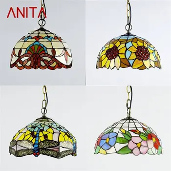 ANITA Tiffany Prívesok Light LED Lampa Moderného Kreatívneho Príslušenstvo Pre Domáce Jedáleň Dekorácie