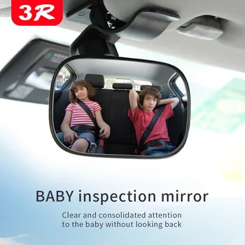 Auto Bezpečnosť Zobraziť Zadnom Sedadle Zrkadlo Baby Auto Zrkadlo Deti Čelia Zadné Ward Dieťa Starostlivosť Námestie Bezpečnosti Detský Monitor