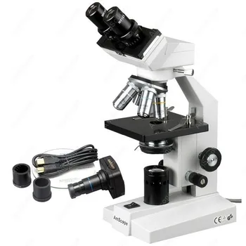 Binokulárne Zložené Mikroskopom -AmScope Dodávky 40X-1600X Nové Binokulárne Zložené Mikroskopom + 3MP Fotoaparát
