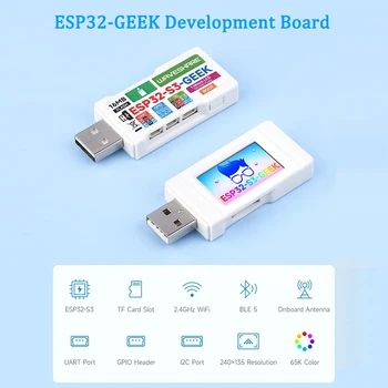 ESP32-GEEK Vývoj Doska ESP32-S3R2 Radič Čip, 16 mb Flash s 1.14 Palcový 65K Farebný LCD displej Podporuje WiFi a Bluetooth LE