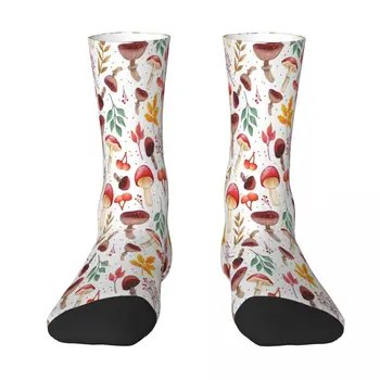 Huby Vzor Ponožky Ponožky Muži Ženy Polyester Pančuchy Prispôsobiteľné Hip Hop