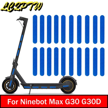 Jazda Výstraha Pás pre Ninebot Max G30 G30D Elektrický Skúter Nálepky, Reflexné PVC Skúter Odtlačkový Bezpečnostné Výstražné Nálepky
