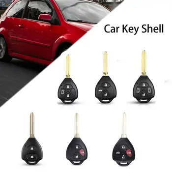 Kľúčové Shell Pre Toyota Corolla Camry Reiz RAV4 Koruny Avalon Venza Matice Prázdne 2/3/4 Tlačidlo Diaľkového Kľúča Vozidla Prípade TOY43 Čepeľ