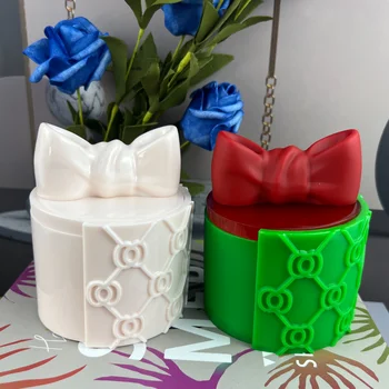Luk Úložný Box s Vekom, Silikónové Formy DIY Omietky, Betón Candy Šperky Kontajner Epoxidové Živice Formy Domáce Dekorácie