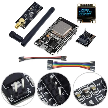 Moderný Integrácie OpenDTU Pre Hoymiles DIY Kit Plug and Play s ESP32 SSD1306 Displej a NRF24L01 Antenne