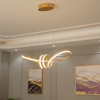Nordic Minimalizmus DIY Prívesok Svetlo Moderné LED Umenie Izba Luster Pre Reštaurácia Visí Bar Pozastavenie Lampa