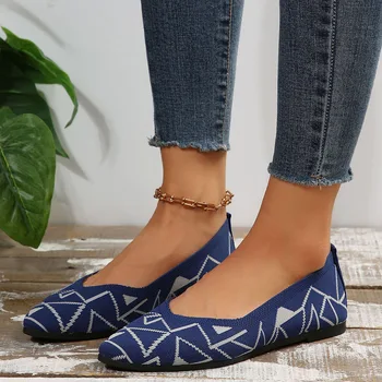 Nové dámske Topánky Oka Ľahké Priedušná Pošmyknúť na Bežné Topánky Farbou Univerzálne Nízke Pomôcť Ploché Topánky Zapatos De Mujer Tenisky