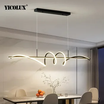Nové Moderné LED Prívesok, Svetlá Obývacia Jedáleň Štúdia Izba Spálňa Posteli Kuchyňa Lamparas Minimalistický Domov Dekoratívne Stolové Svietidlo