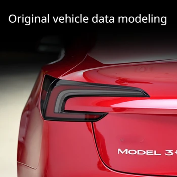 Pre 2024 Tesla Nový Model 3 Highland HD Automobilových Svetlometov Ochranný Film Čierny Plast Transparentná TPU Nálepky Auto Accessorie