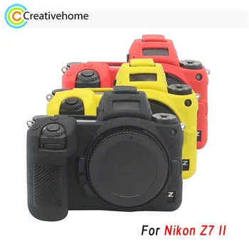 Pre Nikon Z7 II Fotoaparát Ochranné puzdro Vysokej Kvality Prírodných Mäkký Silikónový Materiál Ochranného krytu Kremíka Shell