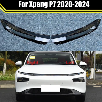 Predné Auto Svetlometov Kryt Pre Xpeng P7 2020-2024 Svetlomet Čiapky Tienidlo Svetlá Pre Denné Svietenie Pokrýva Sklo Objektívu Shell
