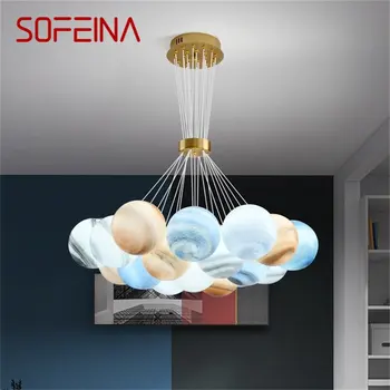 SOFEINA Tvorivé Prívesok Svetlá Moderné LED Farebné Balóny Lampy, Svietidlá pre Domácnosti Jedáleň, Obývacia Izba