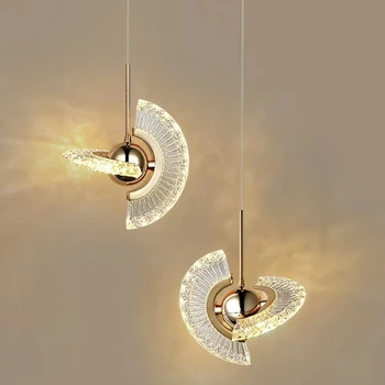 Svetlo Luxusné Tvorivé Strop Prívesok Lampa Otočná Multi-Styling Led Okrúhle Svetlá Vnútorné Osvetlenie Obývacej Miestnosti, Dekoratívne Umenie