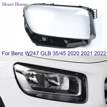 Svetlometov Kryt Pre Benz W247 GLB 35/45 2020 2021 2022 Transparentné Shell Objektív Plexisklo Auto Náhradné Diely Tienidlo