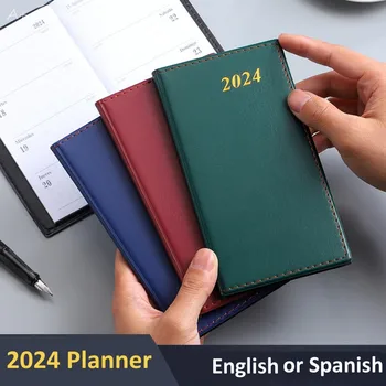 V angličtine a španielčine Notebook Vestník Denný Plánovač, Týždenné, Mesačné Office Agenda Organizer kancelárske potreby Školské potreby Sketchbook