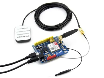 Waveshare GSM/GPRS/GPS Shield (B) na základe SIM808 USB NA UART previesť kompatibilný s Leonardo/NUCLEO/XNUCLEO