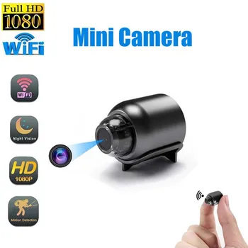 1080P Mini Kamera Wifi IP Kamera Security Protection Nočné Videnie Pohybu Zistiť Dohľadu Cam DV Záznam Videokamera pre Domáce