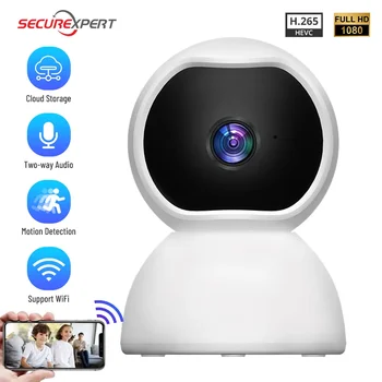 1080P Smart Mini WiFi Siete, Vnútorné Bezpečnostné Domov CCTV Kamera Nočného Videnia Dual Channel Audio Baby Monitor Clour