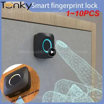 1~10PCS Smart Home Biometrické Keyless Nábytok, Zásuvkové Skrinky Šatník Odtlačkov prstov Zámky Odtlačkov prstov Zámok Bezpečnostná Ochrana