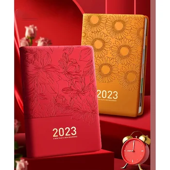 2023 Program Kniha A5 Vysokej Krásy Notebook Office Vzdelávania Notebook Denného Plánu, Ja disciplinovaný Hodiny v Vynikajúci Notebook