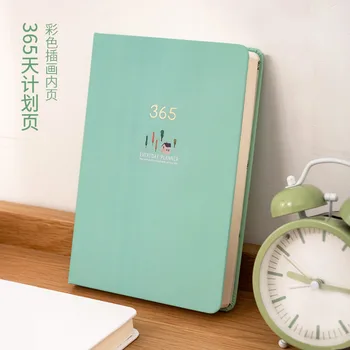 2024 Denný/Mesačný Plánovač Notebook Kawaii Kalendár Denník Vestník Poznámkový Blok Plán Book Office Kancelárske Potreby Kancelárske Doplnky