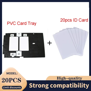 20PCS ID Karta + Bandeja de PVC Para Epson R260 R265 R270 R280 R290 R330 R390 R680 EP705 T50 T60 A50 P50 L800 L801 Impressora