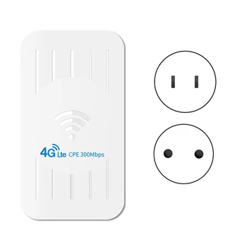 300Mbps Wifi Extender S SIM Karta 3G/4G LTE Router Dlhé vzdialenosti 100M 32 Užívateľov NÁS Plug