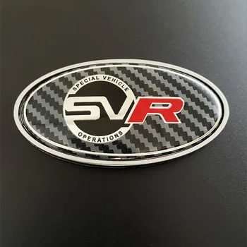 3D SVR Logo Auta Zadné Čelo Znak, Odznak Obtlačky Pre Pozemné Range Rover Discovery OVERFINCH SVR Šport Nálepky, Auto Príslušenstvo