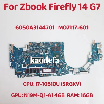 6050A3144701 Pre HP ZBOOK Firefly 14 G7 Notebook Doske CPU: 17-10610U SRGKV GPU: 16GB DDR4 M07117-601