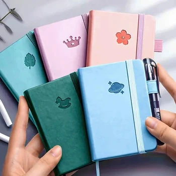 A6/A7 Linajkované Pocket Journal Notebook Denník 100 Strán.malé pevná Väzba Tlačoviny Notebooky a Zápisníky Kancelárske Školské potreby
