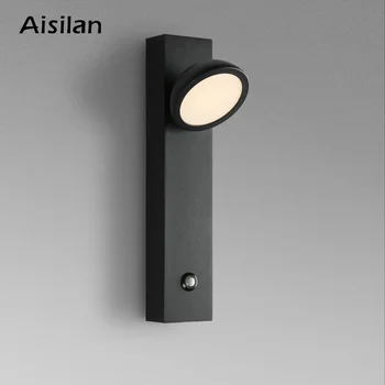 Aisilan LED Nordic Stmievateľné Nástenné Svietidlo 5W S Dotykový Spínač, Nastaviteľný Uhol a 3-CCT Otáčania Stenu Sconce pre Spálne, Chodby,