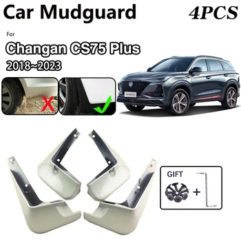 Auto MudFlaps Pre Changan CS75 Plus 2018~2023 2022 Predné Sprej Pečenie Farba Blatník Blatníky Chrániť Blato Stráže Klapky Príslušenstvo