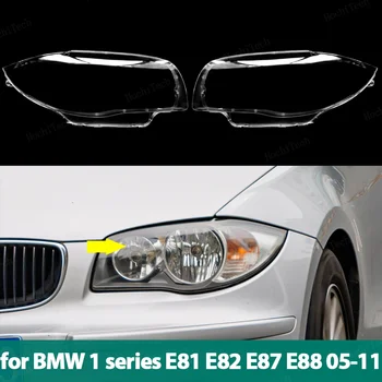 Auto Svetlometov Kryt Objektívu Transparentné vedúci svetlo lampy Shell Objektív Svetlo Ochranu pre BMW 1 Series E81 E82 E87 E88 2005-2011