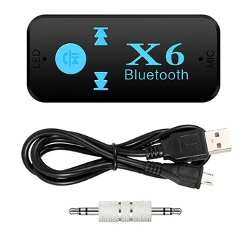 Aux Bluetooth Adaptér Pre Auto, 3,5 mm Jack, USB Bluetooth4.0 pre Peugeot 206 207 208 301 307 308 407 2008 3008 4008