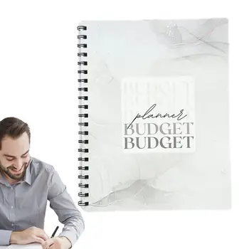 Bill Knihy Mesačné Nedatované Špirála Viazané Rozpočtové Náklady Tracker Notebook 57-strana Obojstranné Výdavkov Tracker Notebook Financií