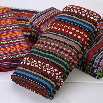 Gauč Kryt Etnických Textílie DIY Taška Opony Poly-Bavlna Textilné Pre Patchwork Materiálov Handričkou Tkaniva