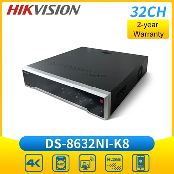 Hik DS-8632NI-K8 32CH 4K IP NVR kamerový Záznamník 8 SATA Podporu Ľudí Počítanie Fotoaparát ANPR P2P HDMI VGA H. 265+