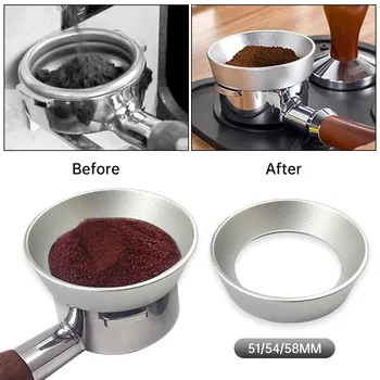 Hliníkové Dávkovanie Krúžok 51/54/58mm Filter pre Varenie Misky Espresso Kávu Dávkovanie Krúžok Kávy Filter Náhradný Krúžok Coffeeware
