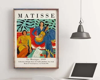 Hudba Henri Matisse Plagát Art Print Domov Stenu Decor