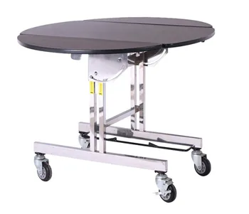 Jednoduchý dizajn skladací stôl top izbová služba vozík/hotel stravovacie služby vozík/mobile stravovacie služby vozíka