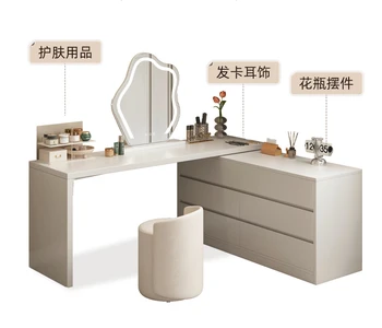 Krém-štýl toaletný stolík, komoda, integrované minimalistický moderné spálne, domov make-up tabuľky