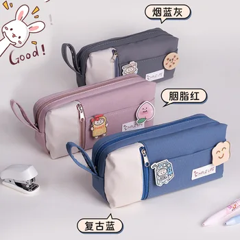 Kórejský cartoon pero taška iny, veľkú kapacitu, vysokú krásy, roztomilý plátno kreatívne grafické efekty taška učiteľ taška taška kawaii