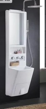 Kúpeľňa ark kombinácia objektívu archy. Umývanie drez.. Wc condole pás dvojité sprchové batérie