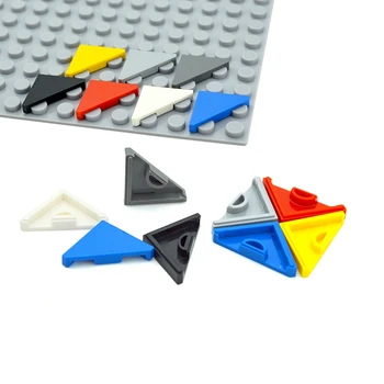 MOC DIY Stavebné Bloky Špeciálne Dlaždice 45° Rez 2x2 Trojuholníkové Dlaždice, Tehly Časti 35787 Montuje Častice kreatívne Hračky pre Deti