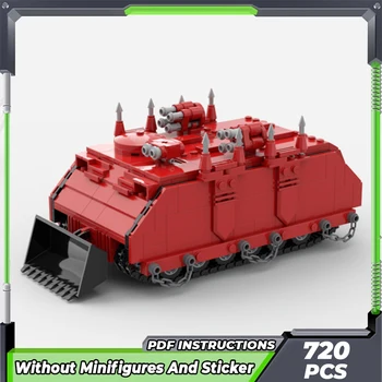 Moc Tehly Vojenská Zbraň Model Rhino Corsairs Nádrž Technológie Modulárny Blok Darčeky, Hračky Pre Deti DIY Sady Montáž